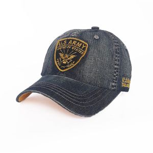 Фото - Мужская кепка Sport Line синего цвета с лого U.S Army - Men box
