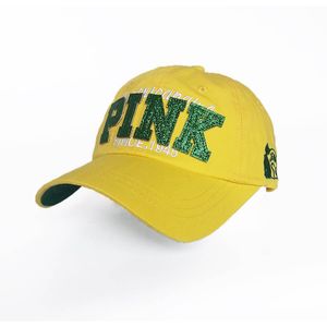 Фото - Женская желтая бейсболка Pink - Men box