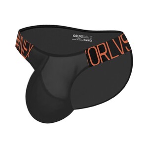 Фото - Прозорі труси танга для чоловіків ORLVS в чорному кольорі - Men box