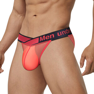 Фото - Яркие трусы танга для мужчин от Pump красного цвета - Men box