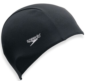 Фото - Зручна унісекс шапочка для басейну Speedo Polyester Cap чорна - Men box
