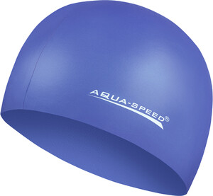 Фото - Шапка для плавання Aqua Speed MEGA 100-17 синя для басейну - Men box