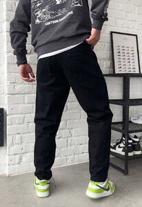 Фото - Универсальные мужские джинсы Staff 19 black regular mom - Men box