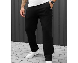 Фото - Спортивні штани прямого крою Staff lak black - Men box