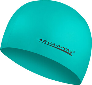 Фото - Шапка силіконова для плавання Aqua Speed MEGA 100-12 зелена - Men box