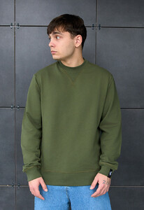 Фото - Однотонный мужской свитшот Staff khaki basic - Men box
