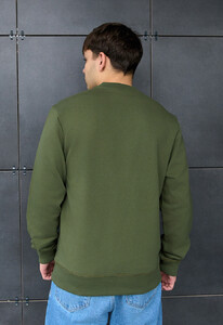 Фото - Однотонный мужской свитшот Staff khaki basic - Men box