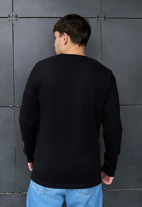 Фото - Повседневный лонгслив черного цвета Staff black logo - Men box