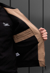 Фото - Світло-коричневий бомбер Staff sevi light brown - Men box