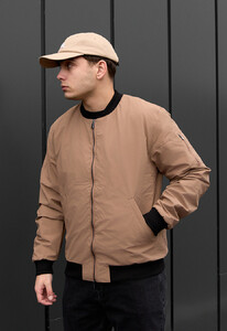 Фото - Світло-коричневий бомбер Staff sevi light brown - Men box