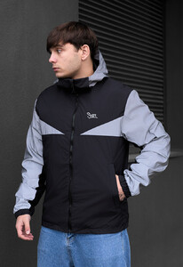 Фото - Молодіжна куртка для хлопців Staff vob black & reflective - Men box