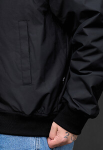 Фото - Базовий чорний бомбер Staff dalv black oversize - Men box