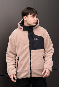 Фото - Плюшева куртка для чоловіків Staff tixa beige - Men box