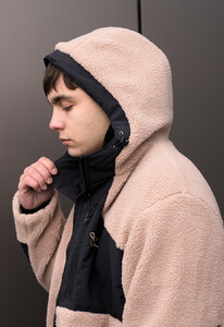Фото - Плюшева куртка для чоловіків Staff tixa beige - Men box