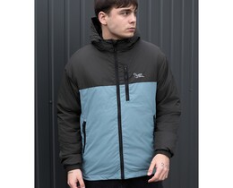 Фото - Двоколірна чоловіча куртка Staff mo dark khaki & turquoise - Men box