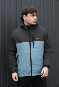 Фото - Двоколірна чоловіча куртка Staff mo dark khaki & turquoise - Men box