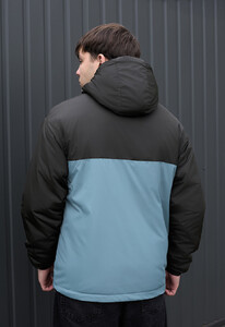 Фото - Двоколірна чоловіча куртка Staff mo dark khaki & turquoise - Men box