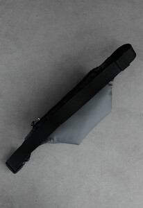 Фото - Мужская бананка серого цвета Staff mo leather gray - Men box