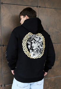 Фото - Оверсайз худи с принтом Staff medusa & snake oversize - Men box