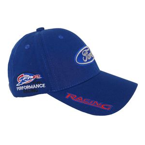 Фото - Бейсболка бренда Sport Line из хлопка синяя с лого Ford - Men box