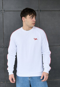 Фото - Свитшот с красной окантовкой Staff kant logo white - Men box