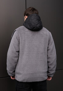 Фото - Хутряна куртка для чоловіків Staff lerx gray - Men box