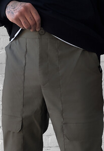 Фото - Однотонні штани карго Staff cargo me dark khaki - Men box