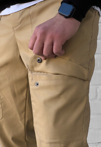 Фото - Универсальные бежевые штаны Staff cargo me beige - Men box