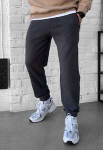 Фото - Темно-сірі спортивні штани Staff nib dark gray - Men box