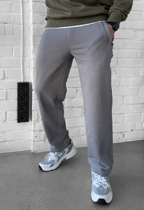 Фото - Базові спортивні штани Staff lak gray - Men box