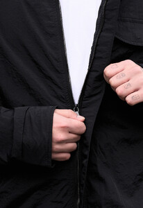 Фото - Однотонная ветровка черного цвета Staff vizy black - Men box