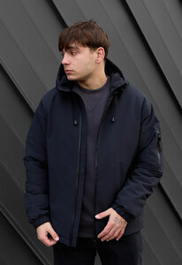 Фото - Базова темно-сіра куртка Staff jun dark gray - Men box