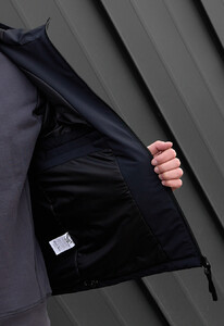 Фото - Базова темно-сіра куртка Staff jun dark gray - Men box