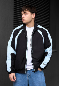 Фото - Молодіжна чоловіча вітровка Staff tepy black & light blue - Men box