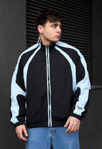 Фото - Молодіжна чоловіча вітровка Staff tepy black & light blue - Men box