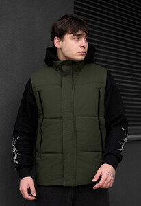 Фото - Чоловіча демісезонна жилетка Staff kovy green - Men box