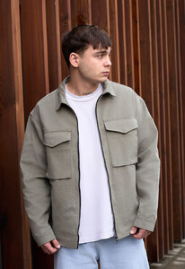 Фото - Куртка оливкового кольору Staff zumi gray olive - Men box