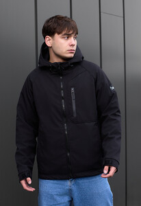 Фото - Універсальна куртка soft shell Staff joka black - Men box
