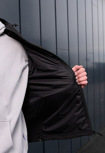 Фото - Демісезонна куртка для чоловіків soft shell Staff nexu black logo - Men box