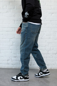 Фото - Базові чоловічі мом джинси Staff 19 navy mom - Men box