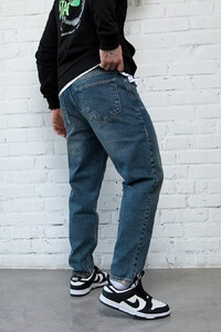 Фото - Базові чоловічі мом джинси Staff 19 navy mom - Men box