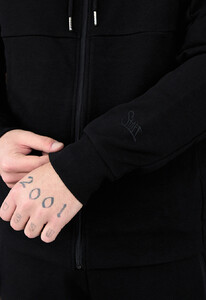 Фото - Чорний спортивний костюм для чоловіків Staff sh zip black - Men box