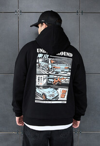 Фото - Молодіжне оверсайз худі Staff underground oversize - Men box