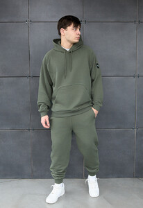 Фото - Спортивный костюм оливкового цвета Staff es olive oversize - Men box