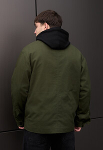 Фото - Однотонна куртка для чоловіків Staff zumi khaki - Men box