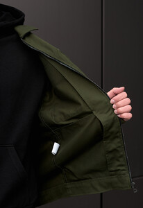 Фото - Однотонна куртка для чоловіків Staff zumi khaki - Men box