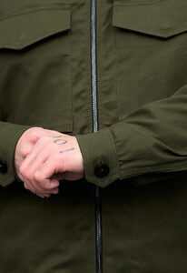 Фото - Однотонна куртка для чоловіків Staff zumi khaki - Men box
