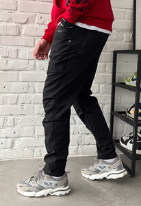 Фото - Чоловічі штани карго чорного кольору Staff cargo ks black - Men box