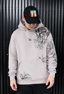 Фото - Худі з тваринним принтом Staff logo & tiger oversize - Men box