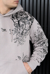 Фото - Худі з тваринним принтом Staff logo & tiger oversize - Men box